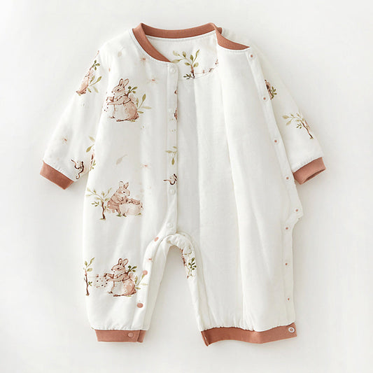 Autumn/Winter Baby Romper, Pure Cotton Material, 3-24Months - babysmile03