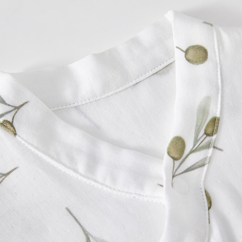 Summer Baby Romper, Silk Gauze, Side-opening Velcro, 1-24Months - babysmile03