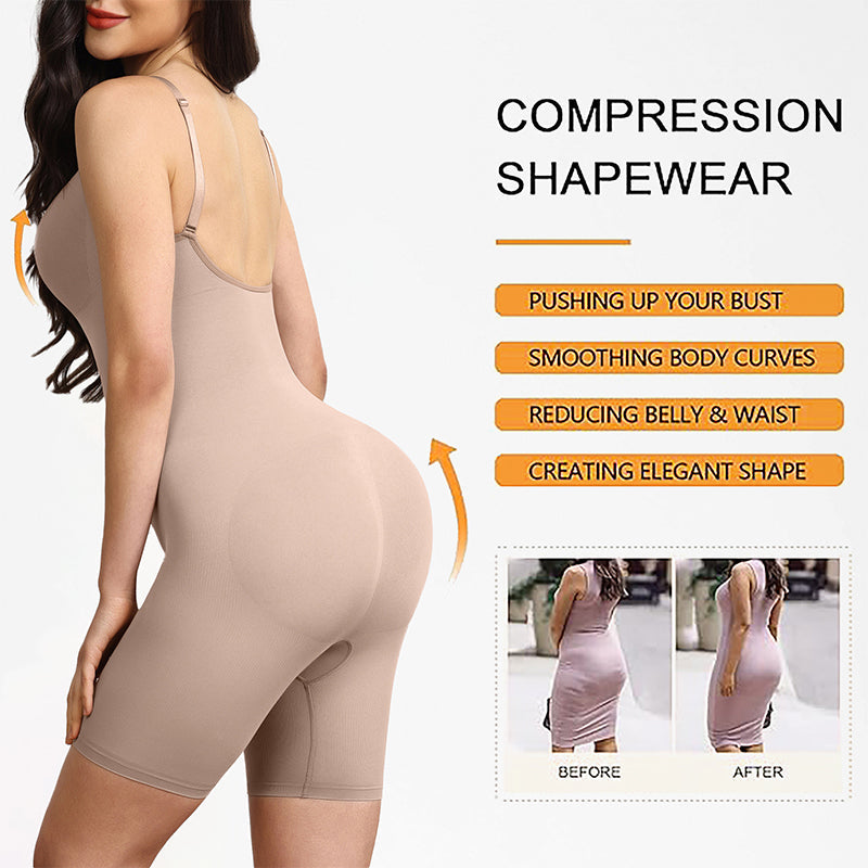High-Quality Dense Fabric Shapewear Bodysuit, Postpartum Body Shaping and Recovery