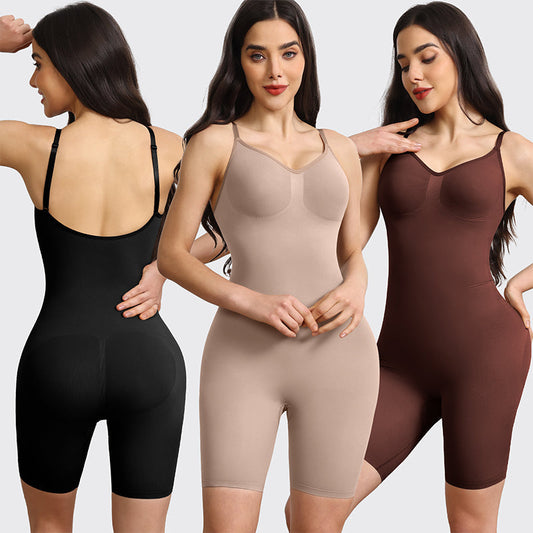 High-Quality Dense Fabric Shapewear Bodysuit, Postpartum Body Shaping and Recovery