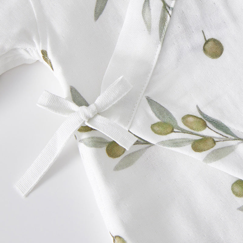 Summer Baby Romper, Silk Gauze, Side-opening Velcro, 1-24Months - babysmile03