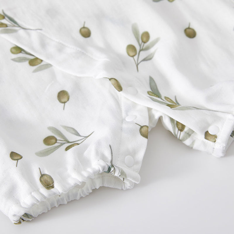 Summer Baby Romper, Silk Gauze, Side-opening Velcro, 1-24Months - babysmile03