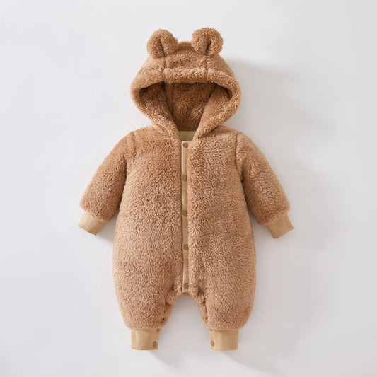 Winter Baby Romper, Little Bear Style, Polyester fiber, 3-36Months - babysmile03