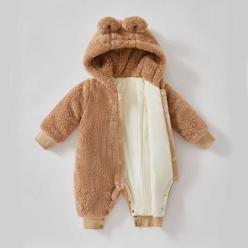 Winter Baby Romper, Little Bear Style, Polyester fiber, 3-36Months - babysmile03