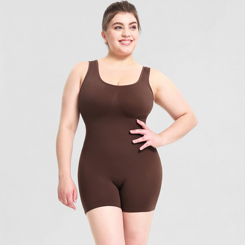 Seamless Athletic Shapewear Bodysuit, Postpartum Body Shaping and Recovery