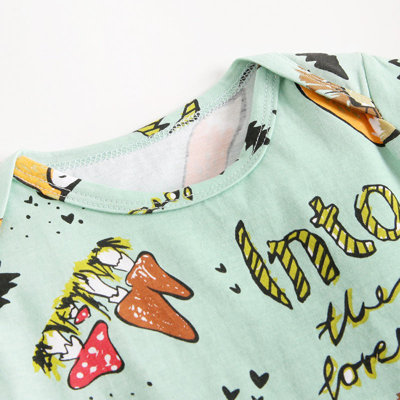 Animal Print Baby Bodysuits, 100% Pure Cotton Material, 0-36Months