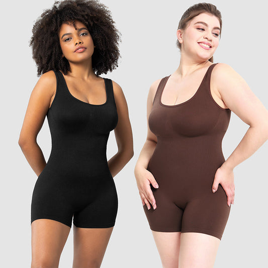 Seamless Athletic Shapewear Bodysuit, Postpartum Body Shaping and Recovery