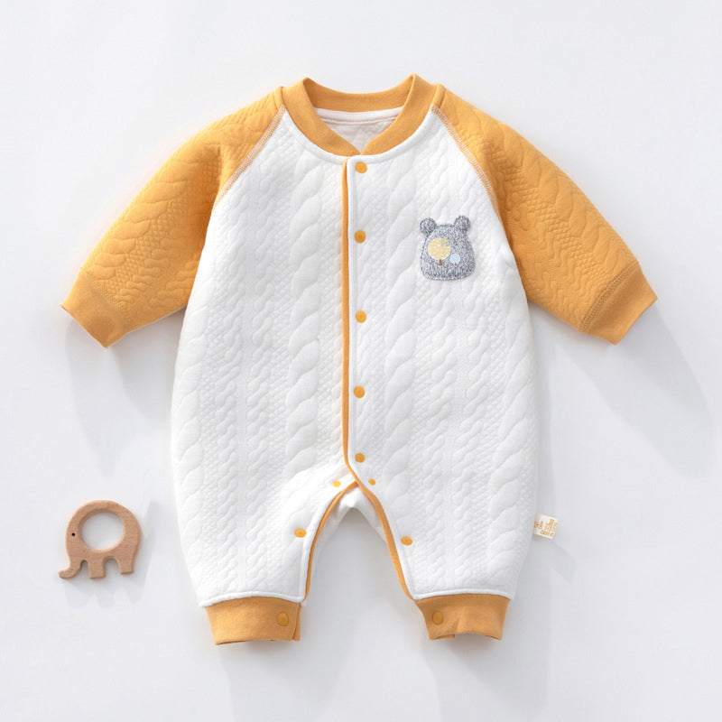 Autumn/Winter Baby Romper, Pure Cotton Material, 1-18Months - babysmile03