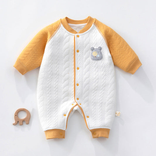 Autumn/Winter Baby Romper, Pure Cotton Material, 1-18Months - babysmile03