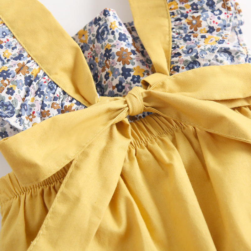 Baby Girls Floral Bodysuits, 100% Pure Cotton Material, 0-36Months