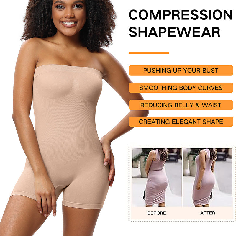 Backless Spaghetti Strap Shapewear Bodysuit,Postpartum Body Shaping and Recovery