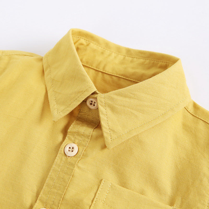 Baby Shirt Style Bodysuits, 100% Pure Cotton Material, 0-36Months