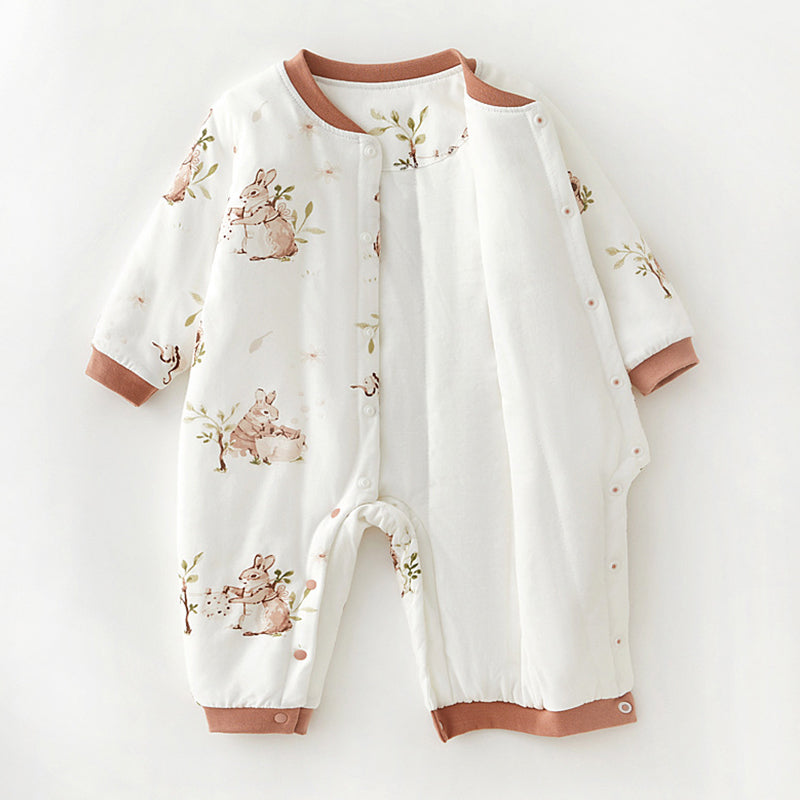 Autumn/Winter Baby Romper, Pure Cotton Material, 3-24Months - babysmile03