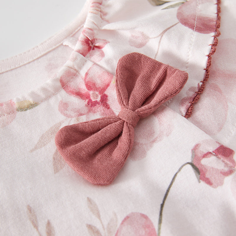 Summer Newborn Baby Romper, 100% Pure Cotton Material, Side-opening Velcro, 1-36Months - babysmile03