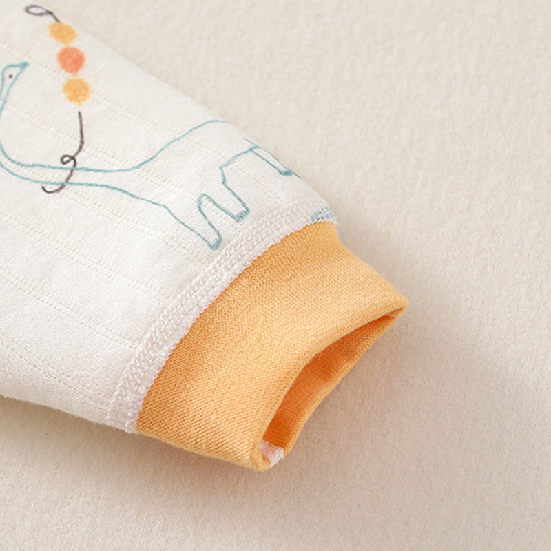 Newborn Baby Romper, Side-opening Velcro, 100% Pure Cotton Material, 0-6Months - babysmile03