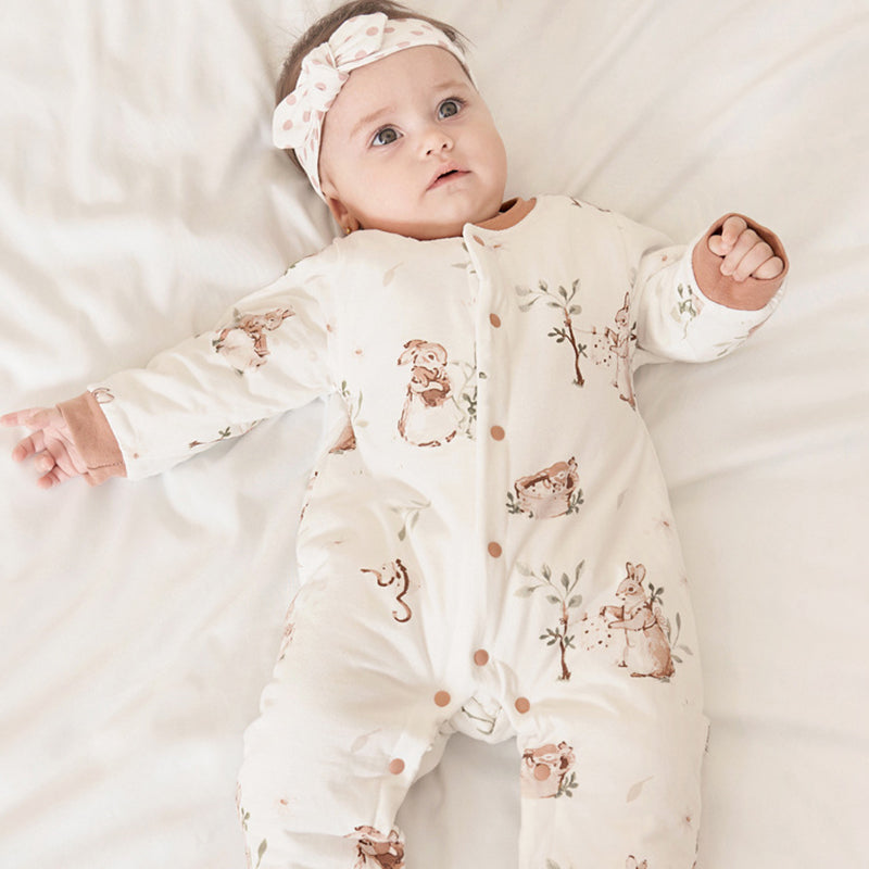 Autumn/Winter Baby Romper, Pure Cotton Material, 3-24Months - babysmile03