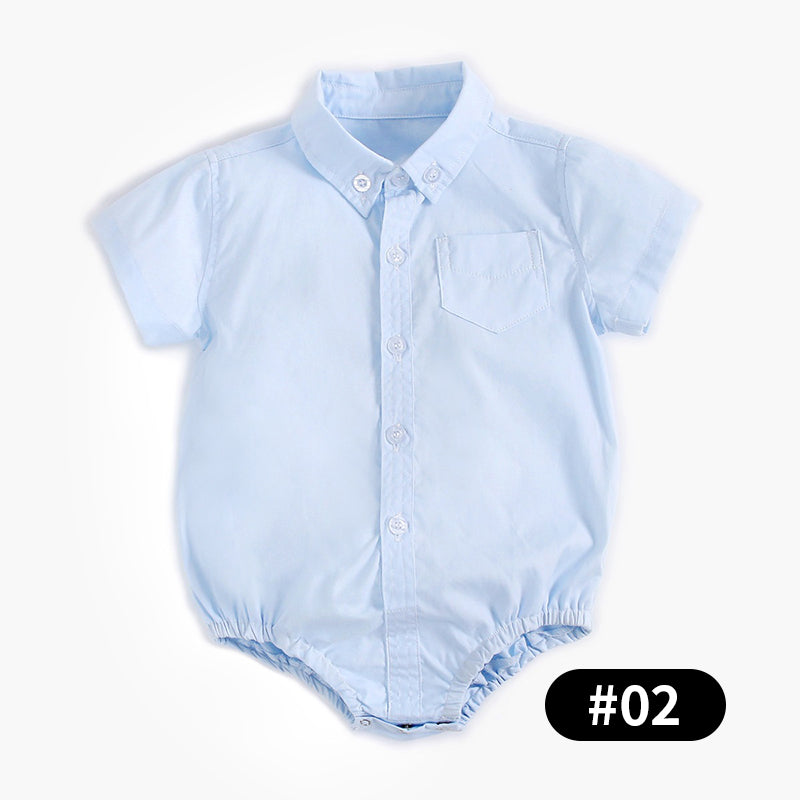 Baby Shirt Style Bodysuits, 100% Pure Cotton Material, 0-36Months