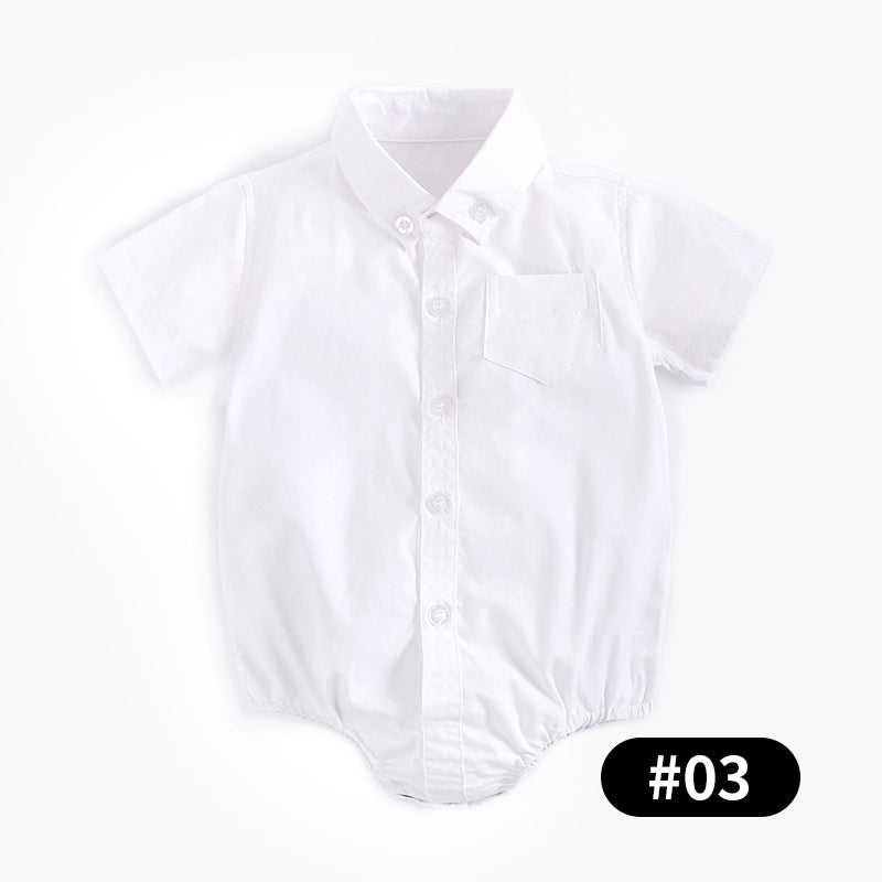Baby Shirt Style Bodysuits, 100% Pure Cotton Material, 0-36Months