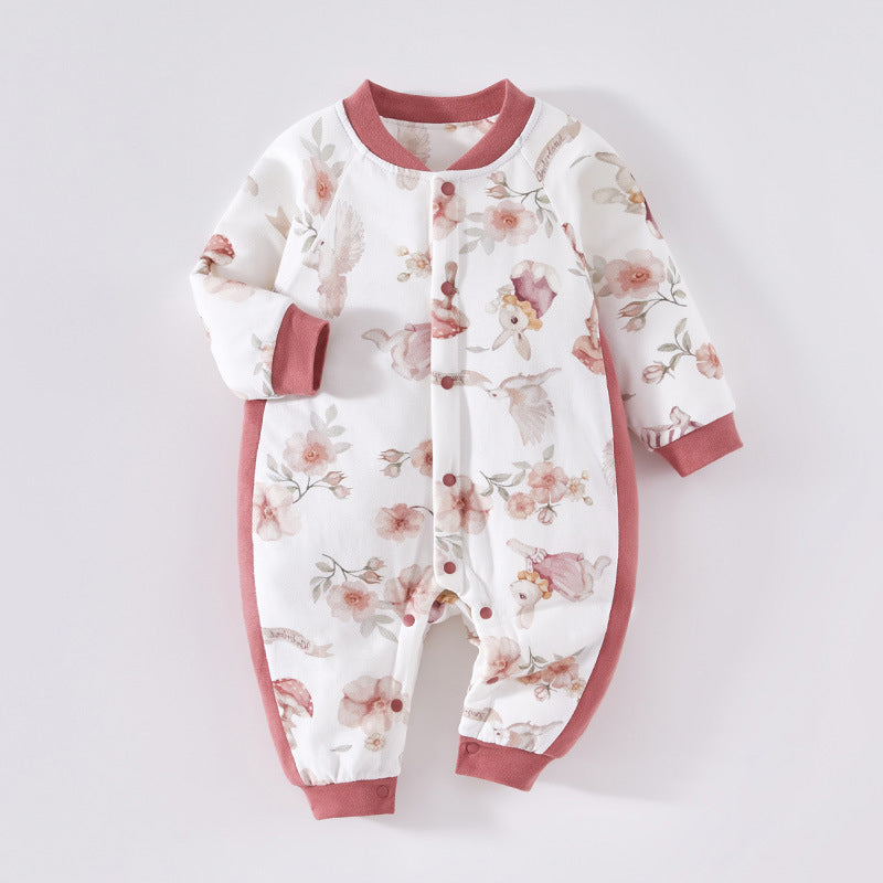 Autumn/Winter Baby Romper, Pure Cotton Material, 1-24Months - babysmile03