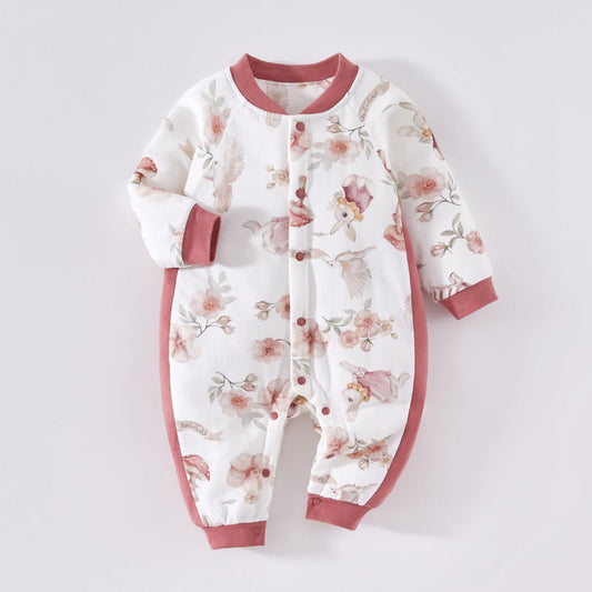 Autumn/Winter Baby Romper, Pure Cotton Material, 1-24Months - babysmile03