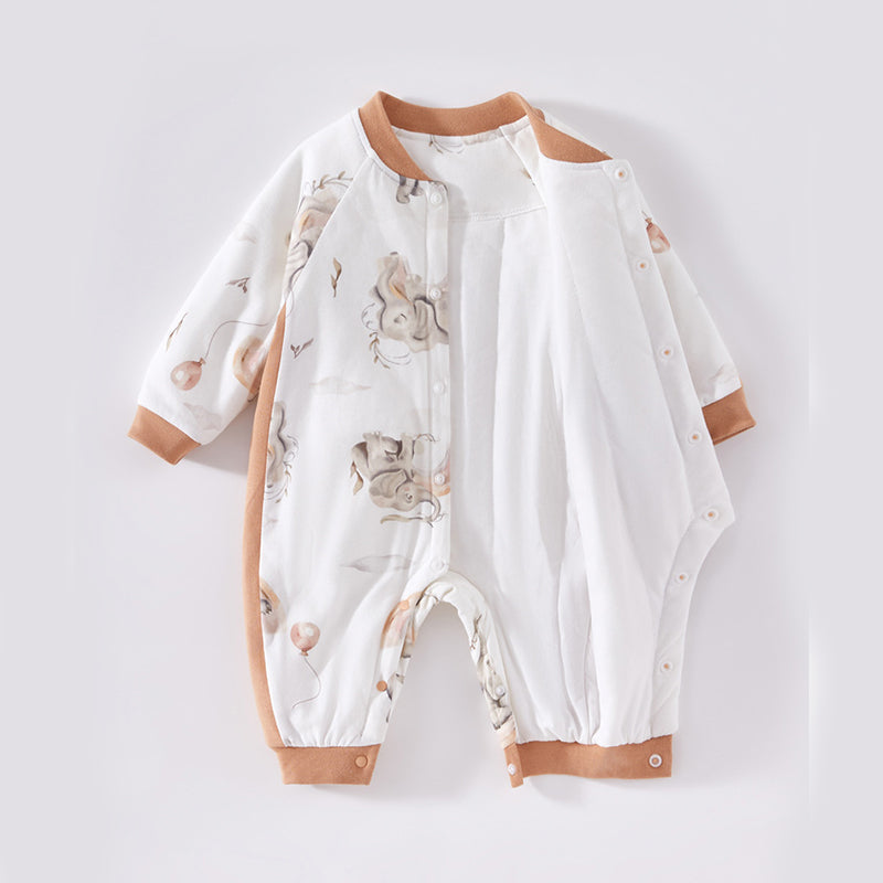 Autumn/Winter Baby Romper, Pure Cotton Material, 1-24Months - babysmile03
