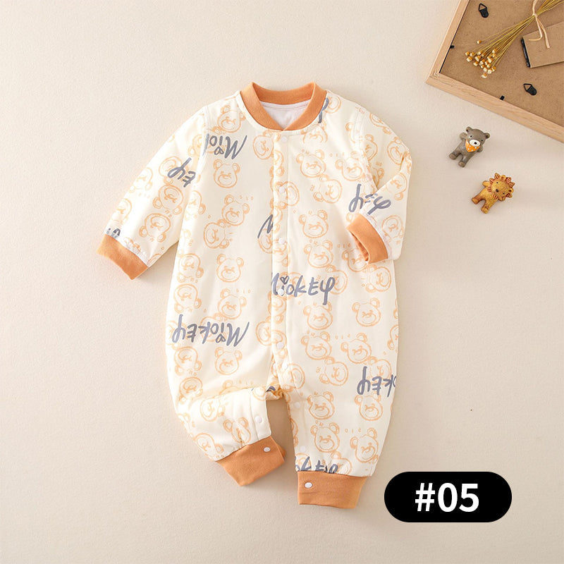 Newborn Baby Romper, 100% Pure Cotton Material, 3-24Months - babysmile03