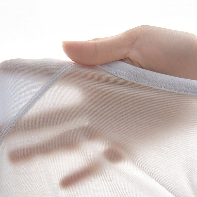 Summer Baby Romper, Natural Plant Fiber, Side-opening Velcro, 0-6Months - babysmile03