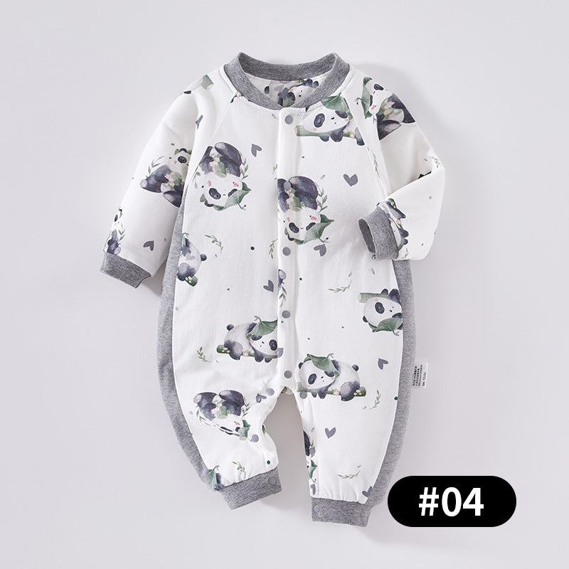 Autumn/Winter Baby Romper, Pure Cotton Material, 1-24Months - babysmile03