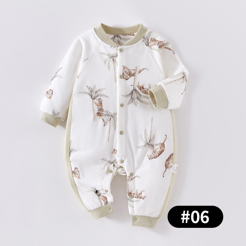 Autumn/Winter Baby Romper, Pure Cotton Material, 1-24Months - babysmile03