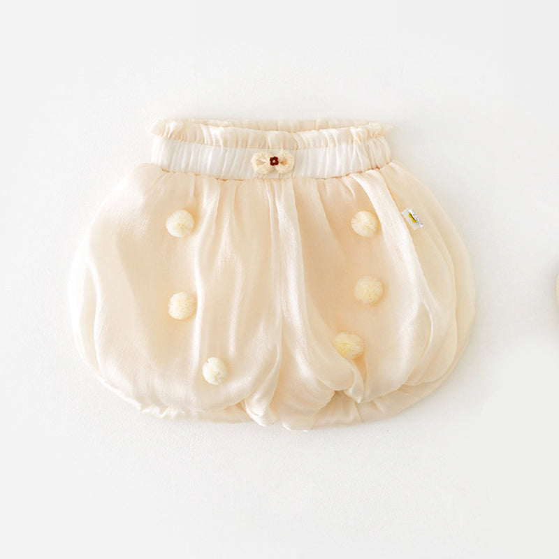 Baby Girl Mesh Shorts, 1-5Years