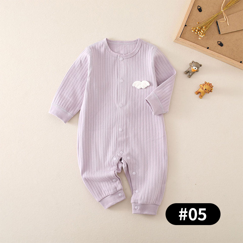 Newborn Baby Romper, 100% Pure Cotton Material, 3-24Months - babysmile03