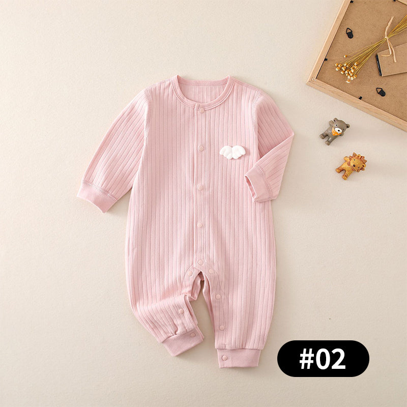 Newborn Baby Romper, 100% Pure Cotton Material, 3-24Months - babysmile03