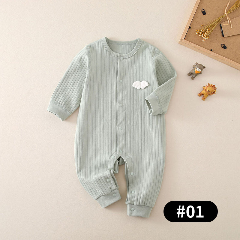 Newborn Baby Romper, 100% Pure Cotton Material, 3-24Months - babysmile03