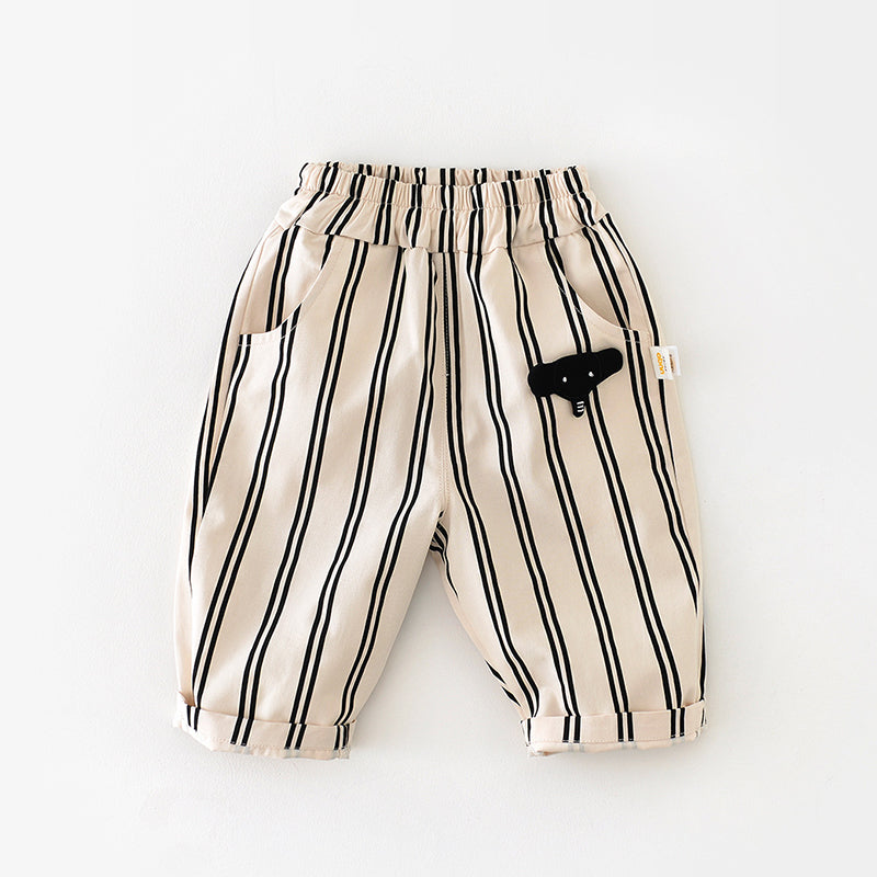 Striped Baby Trousers, 6-36Months
