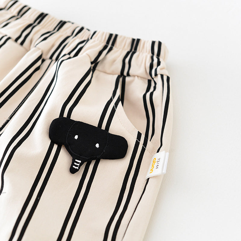 Striped Baby Trousers, 6-36Months
