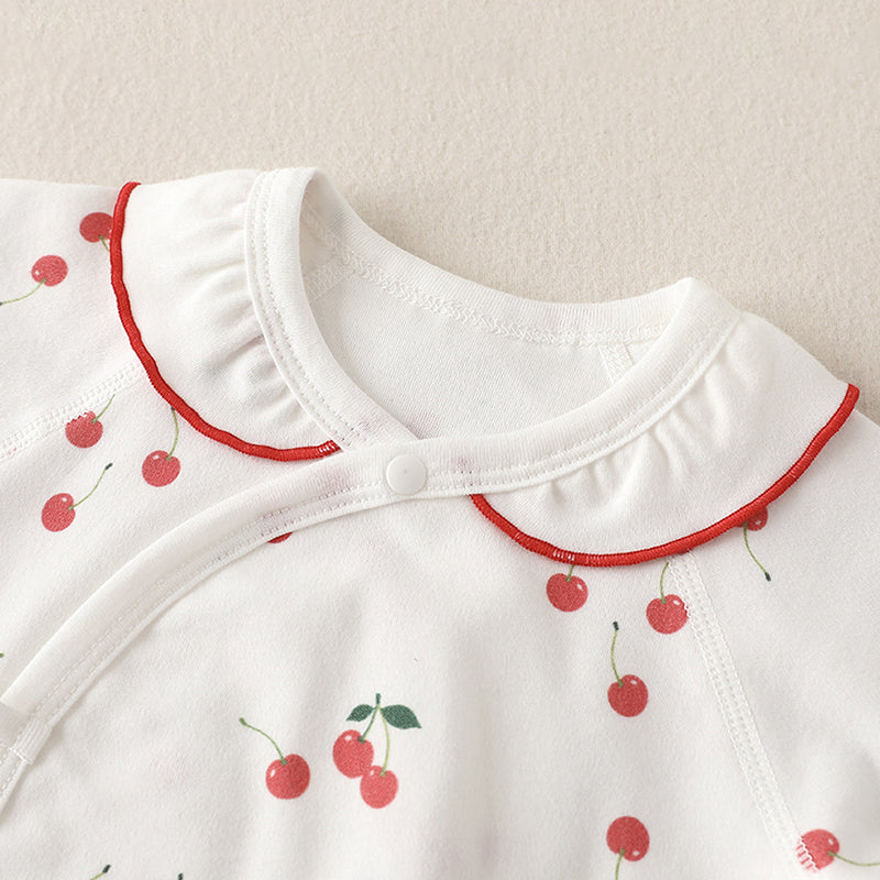 Newborn Baby Romper, Side-snap, 100% Pure Cotton Material, 0-6Months - babysmile03