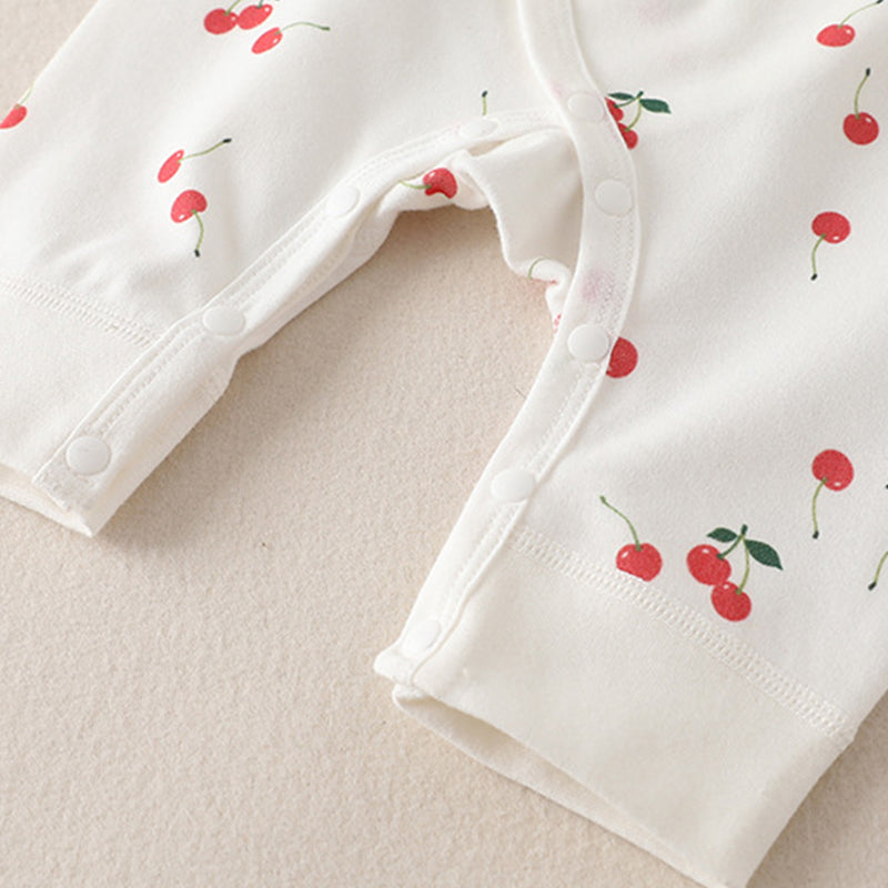 Newborn Baby Romper, Side-snap, 100% Pure Cotton Material, 0-6Months - babysmile03