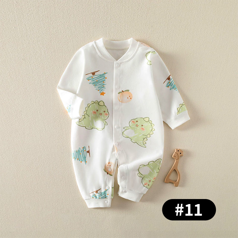 Newborn Baby Romper, 100% Pure Cotton Material, 3-24Months - babysmile03