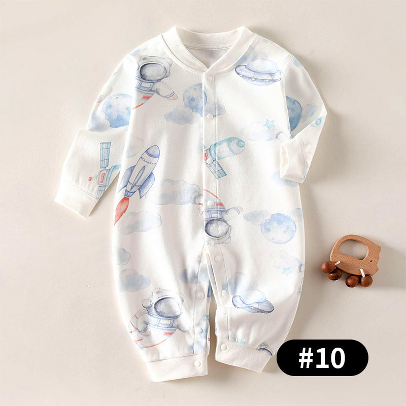 Newborn Baby Romper, 100% Pure Cotton Material, 3-24Months - babysmile03