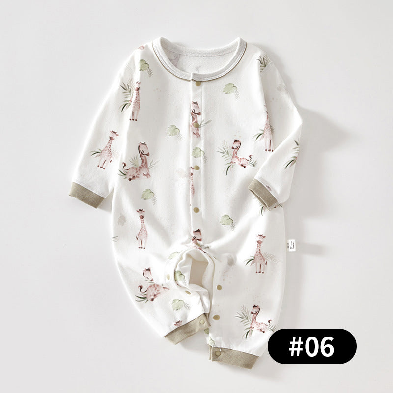 Summer Newborn Baby Romper, 100% Pure Cotton Material, 3-24Months - babysmile03