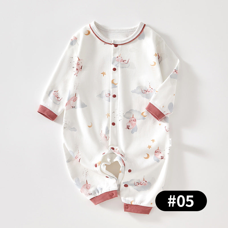 Summer Newborn Baby Romper, 100% Pure Cotton Material, 3-24Months - babysmile03