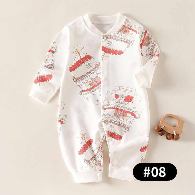 Newborn Baby Romper, 100% Pure Cotton Material, 3-24Months - babysmile03