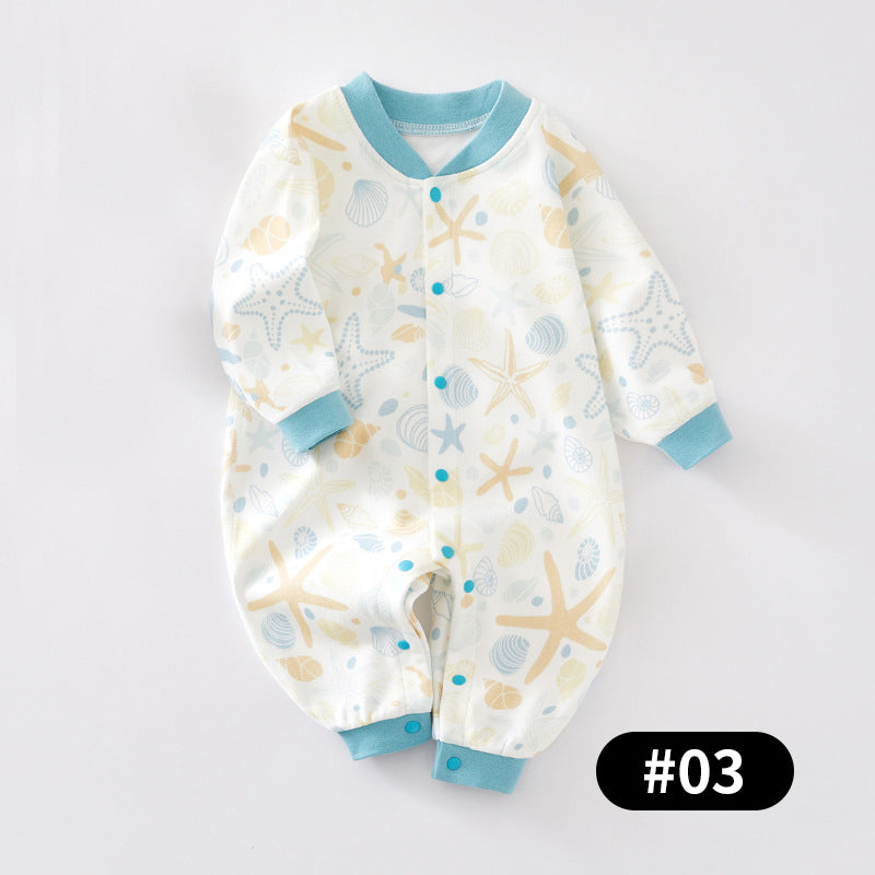 Summer Newborn Baby Romper, 100% Pure Cotton Material, 3-24Months - babysmile03