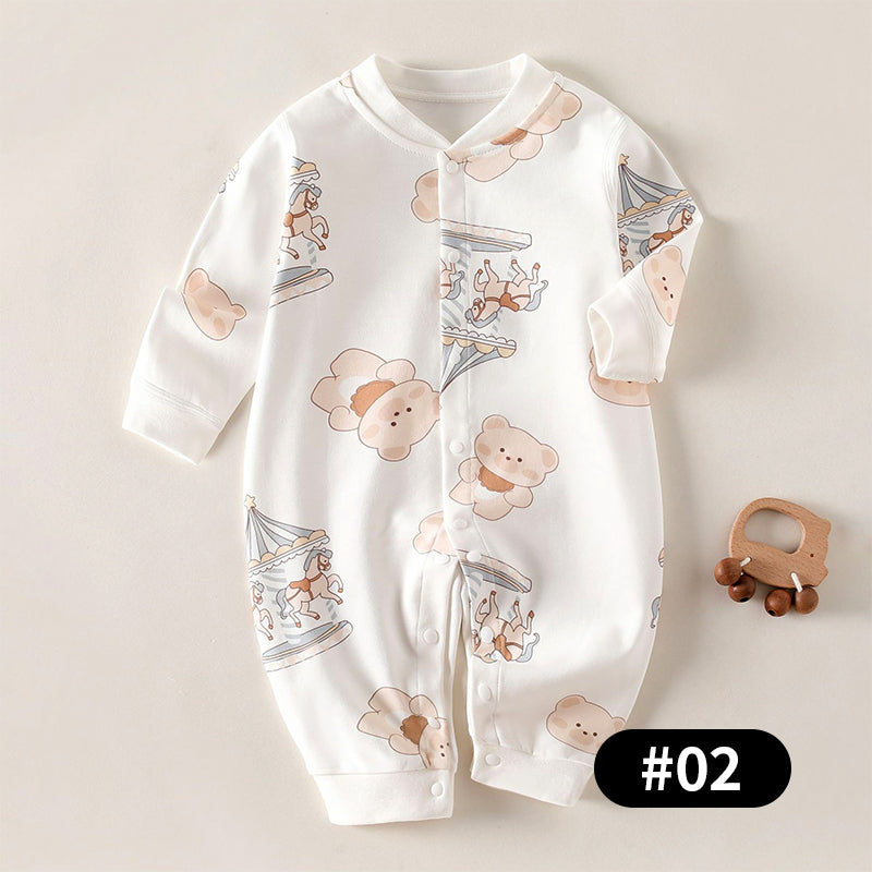 Newborn Baby Romper, 100% Pure Cotton Material, 3-24Months - babysmile03