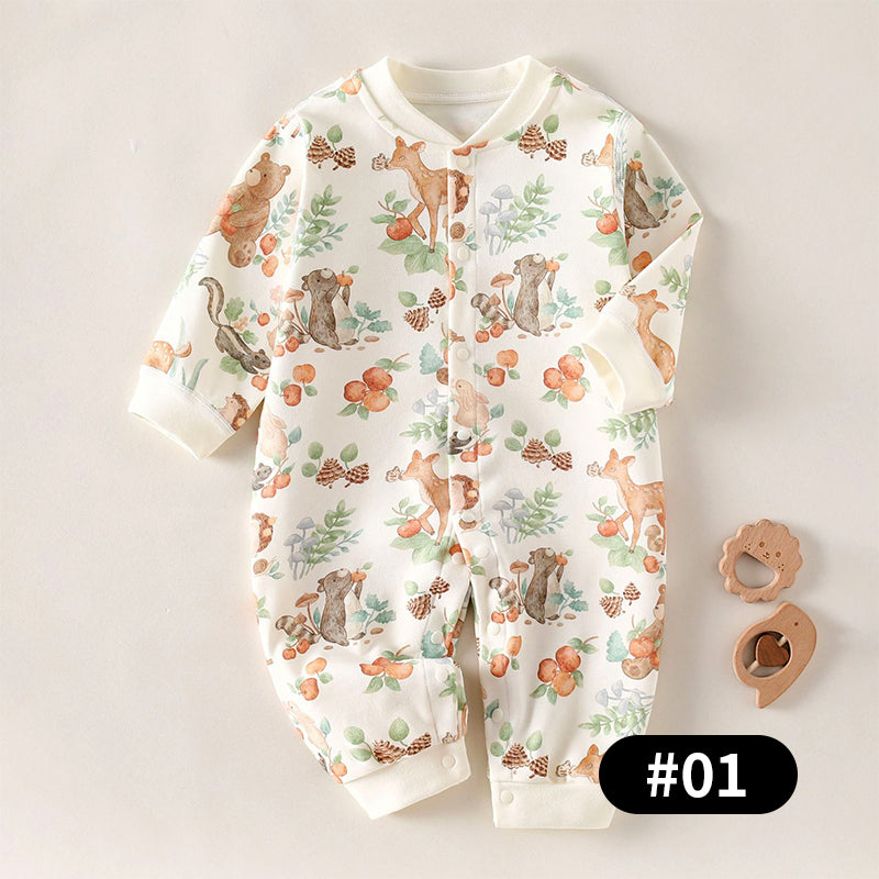 Newborn Baby Romper, 100% Pure Cotton Material, 3-24Months - babysmile03