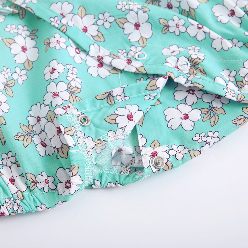 Baby Girls Floral Bodysuits, 100% Pure Cotton Material, 0-36Months