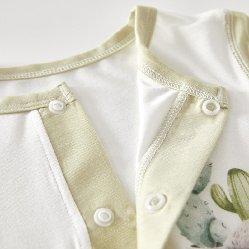 Summer Baby Romper, Natural Plant Fiber, 3-24Months - babysmile03