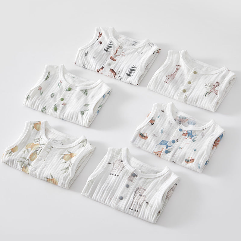 Summer Newborn Baby Romper, 100% Pure Cotton Material, 1-24Months - babysmile03