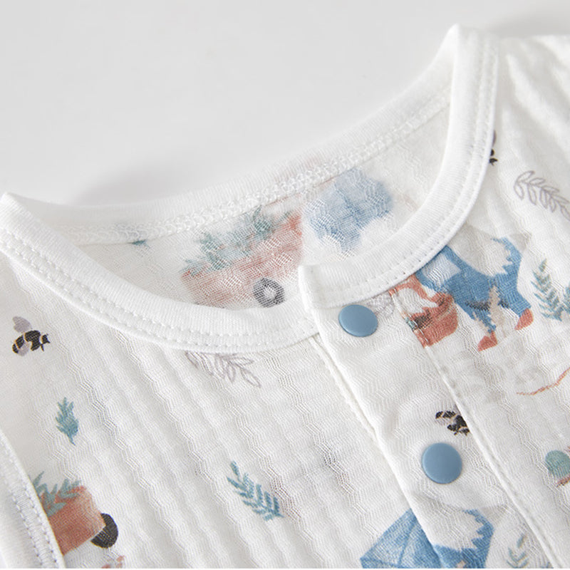 Summer Newborn Baby Romper, 100% Pure Cotton Material, 1-24Months - babysmile03