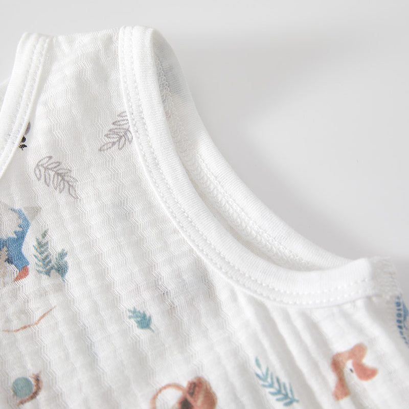 Summer Newborn Baby Romper, 100% Pure Cotton Material, 1-24Months - babysmile03